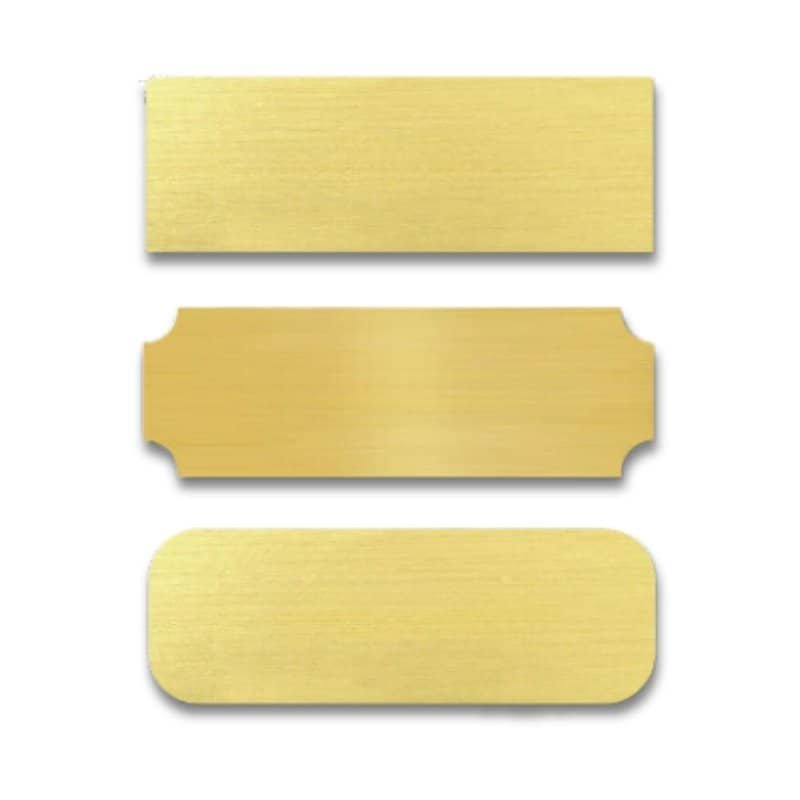Metal plates.