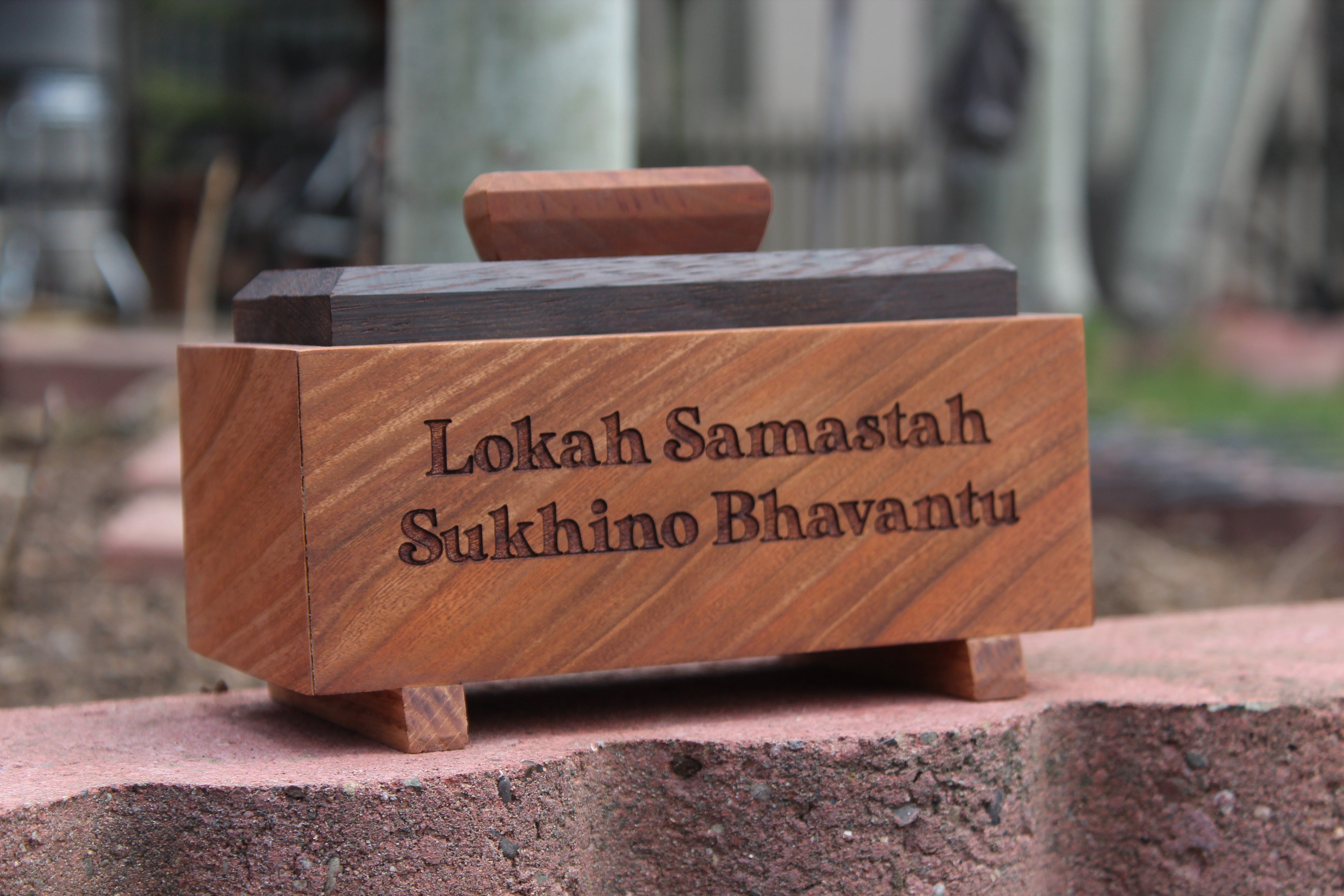 wood keepsake box customized for client.