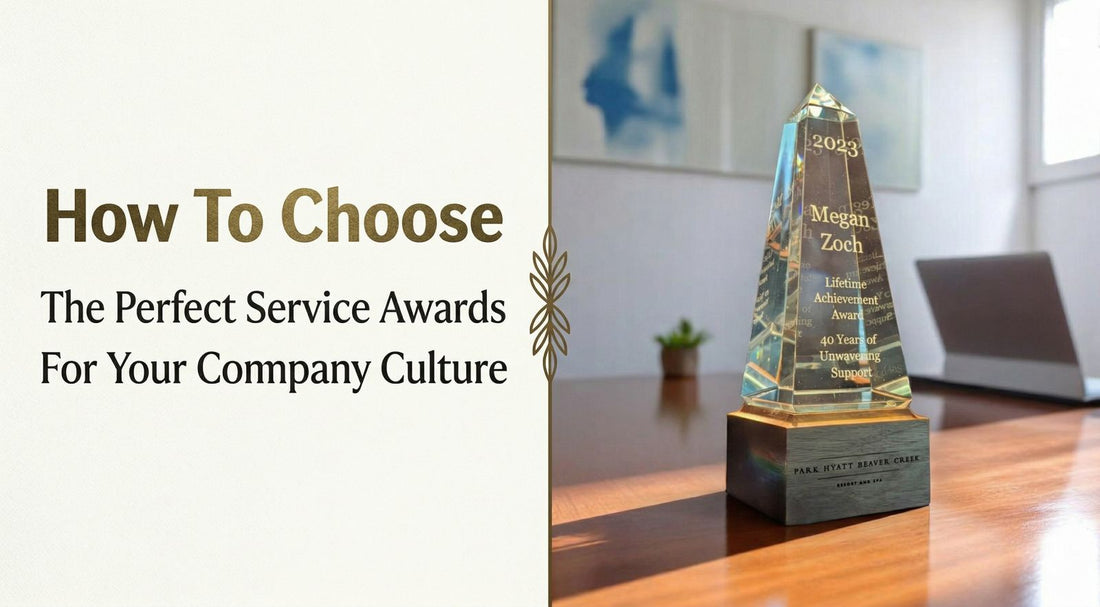 How to Choose the Perfect Service Awards for Your Company Culture