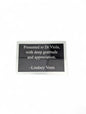 Black Metal Plate With Silver Text Engraving