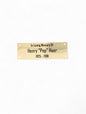 Gold Metal Plate With Black Text Engraving