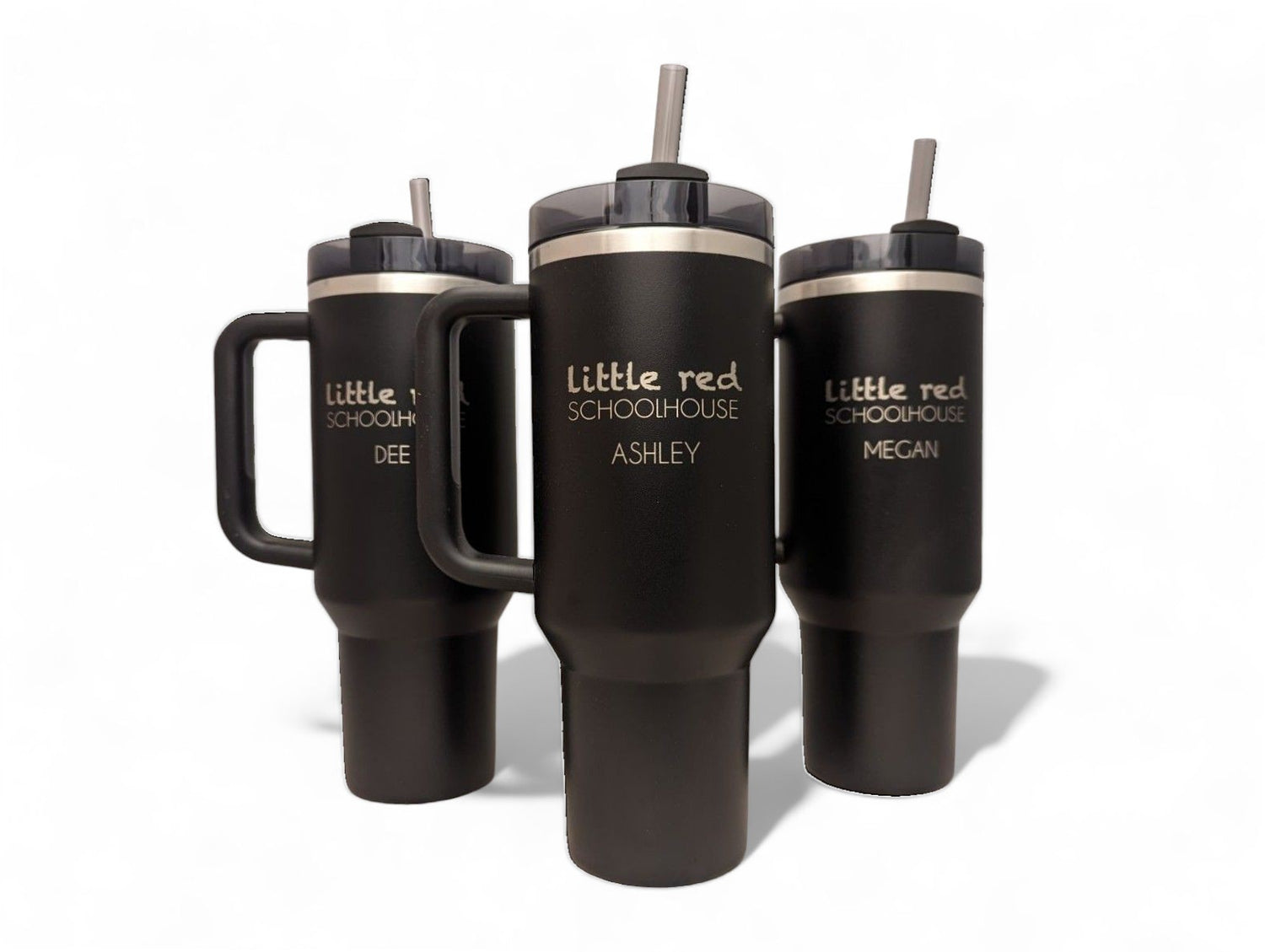 Black Stanley Water Bottles - Branded Water Bottles for Little Red Schoolhouse Colorado