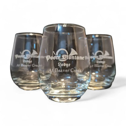 Stemless Glass Drinkware