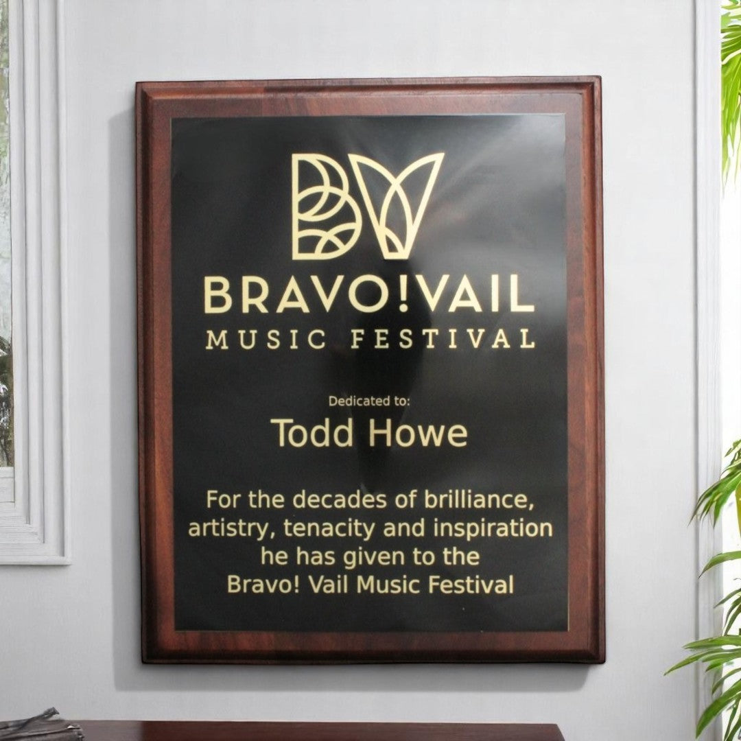 Walnut Wood Plaque