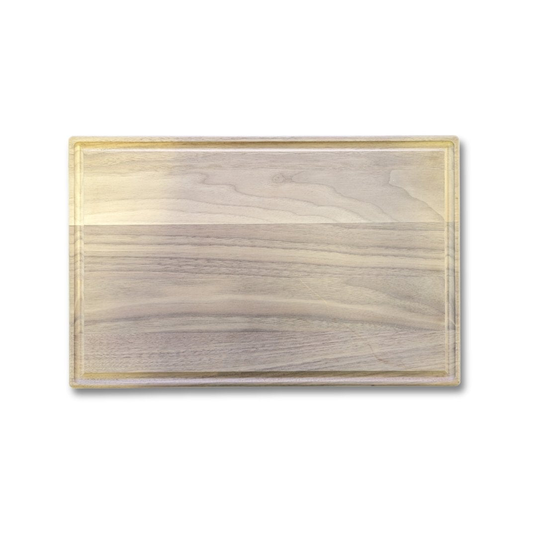 Rectangle vertical or horizontal options. Ridge wood cutting board.